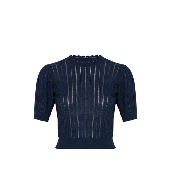 ウラ・ジョンソン レディース Tシャツ トップス Gemma short-sleeve top Blue|asty