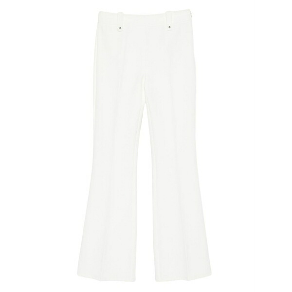 リュージョー レディース 心地好いズボン下 ボトムス Flared trousers White