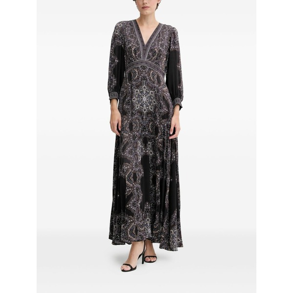 ヘイルボブ レディース ワンピース トップス Belen v-neck maxi dress Black｜asty