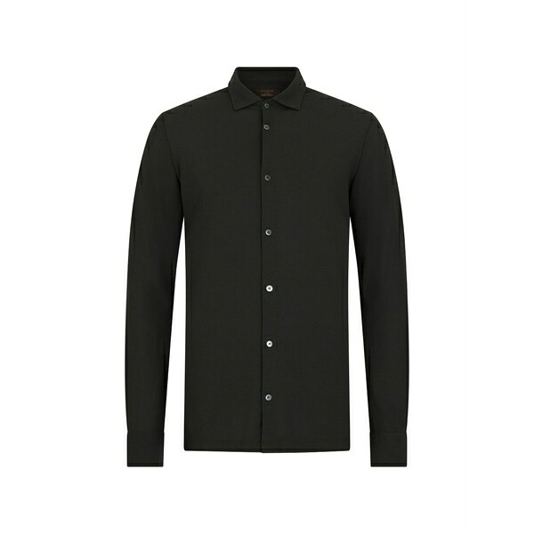 投げること御召しもの メンズ プルオーバー トップス Long-sleeve shirt Black