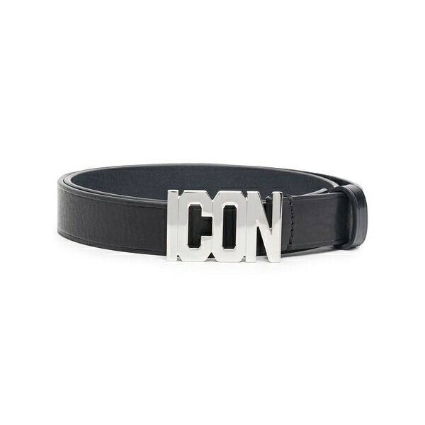 ディースクエアード レディース 三尺帯 付属物 Logo buckle belt Black
