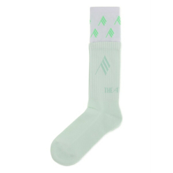 ジ アティコ レディース ソックス アンダーお召しもの Logo-detail socks Green