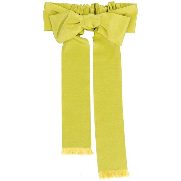 レッドヴァレンティノ レディース ベルト アクセサリー Bow elasticated belt Green|asty