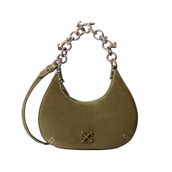 オフホワイト レディース トートバッグ バッグ Hemisphere suede tote bag Green