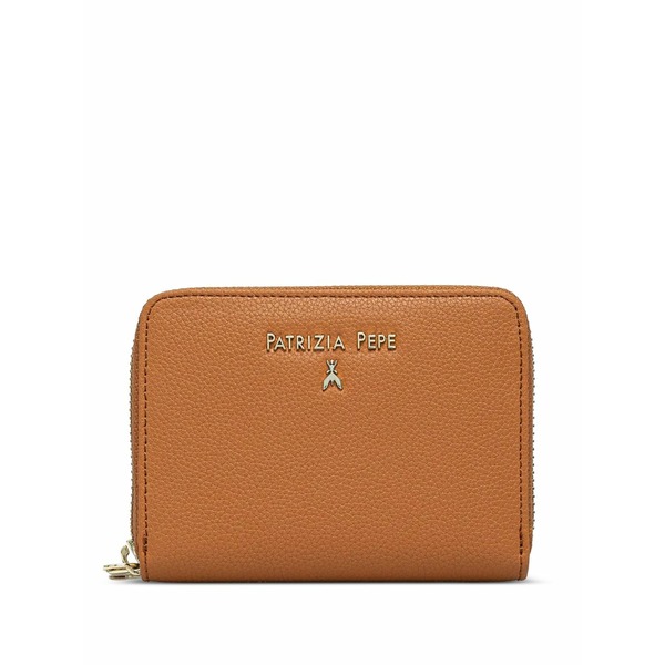 パトリツィア ペペ レディース 紙入れ 付属品 Leather wallet Orange