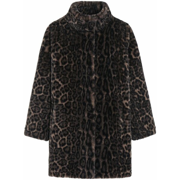 アッパリス レディース コート アウター Leopard-print faux fur coat Brown｜asty 110,800円