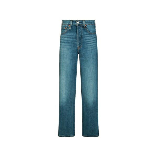リーバイス レディース デニムパンツ ボトムス Ribcage straight jeans Blue｜asty
