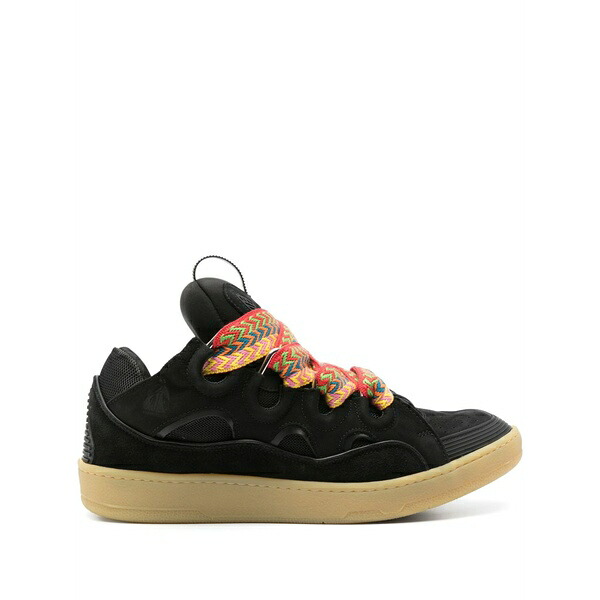 ランバン メンズ スニーカー シューズ Curb sneakers Black