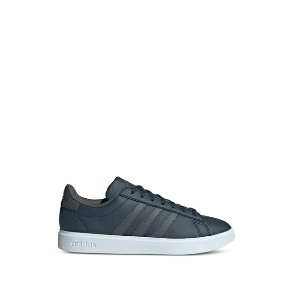アディダス メンズ スニーカー シューズ Grand court 2.0 striped sneakers Blue