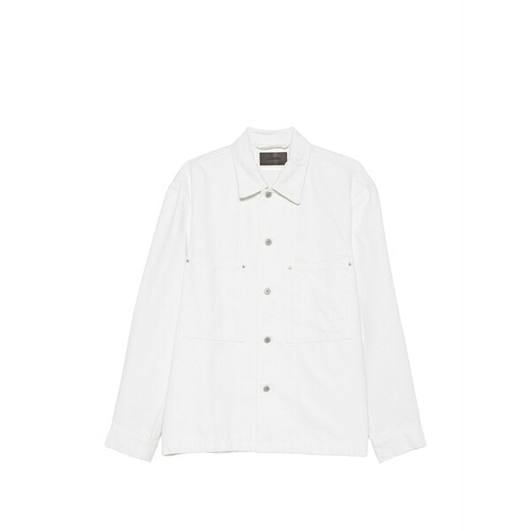 ルメール メンズ ジャケット&ブルゾン アウター Button-up jacket White|asty
