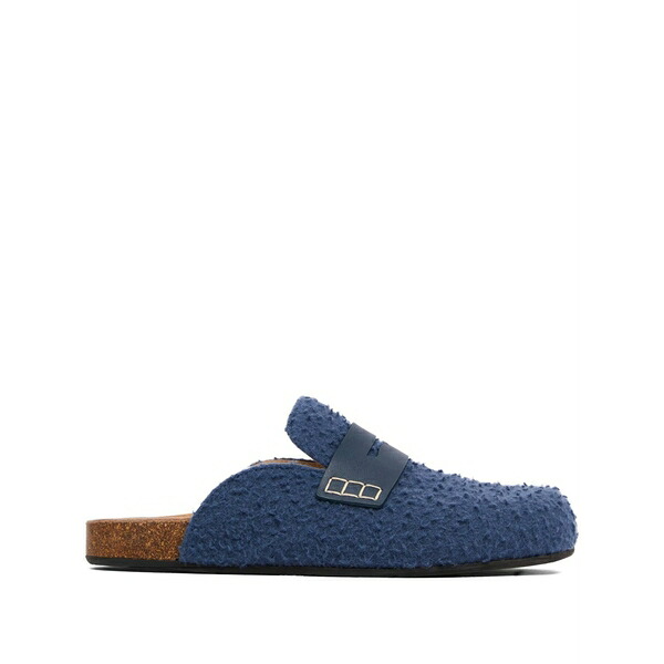 J.W.アンダーソン レディース スリッポン・ローファー シューズ Felt loafers Blue