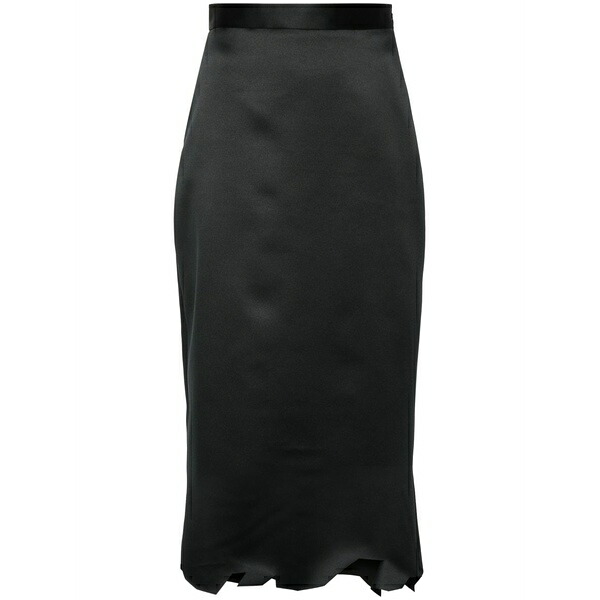 ビクターアンドロルフ レディース スコート ボトムス Asymmetric-hem MIDI skirt Black