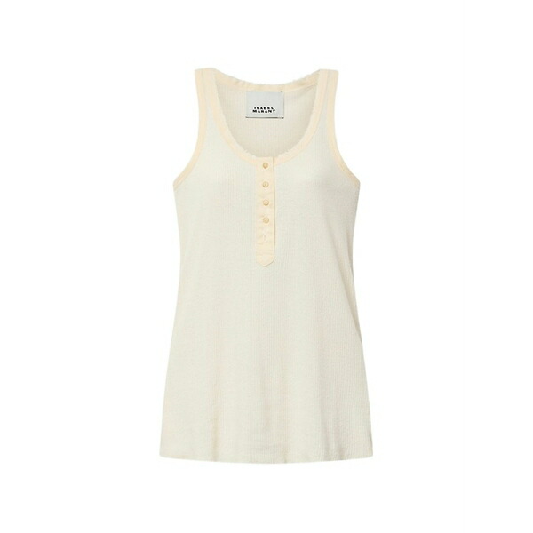 イザ呼びりん マラン レディース プルオーバー トップス Helma button-details tank top Neutrals