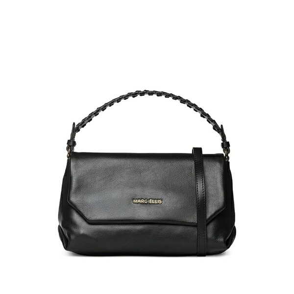 マークエリス レディース ショルダーバッグ 御徒面子 Elodie braided-handle shoulder bag Black