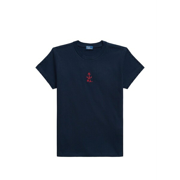 ラルフローレン レディース プルオーバー トップス Anchor  t-shirt Blue