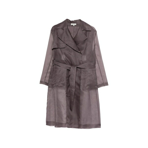 アントネリ レディース 厚地の外套 アウター Valmorea belted coat Purple