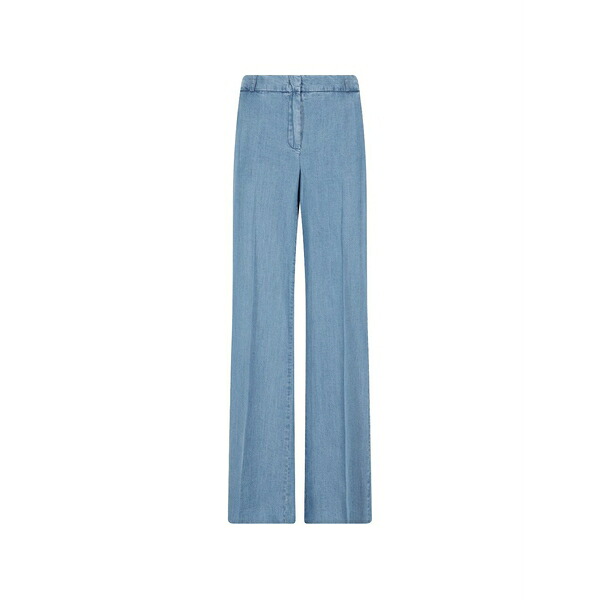 キルティ レディース カジュアルパンツ ボトムス Andrea pressed-crease trousers Blue