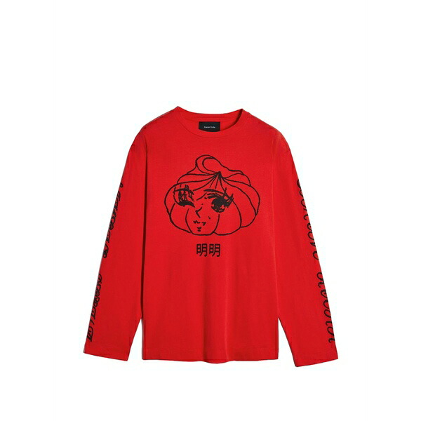 シモーネ・ロシャ レディース ティーシャツ トップス Logo-print t-shirt Red
