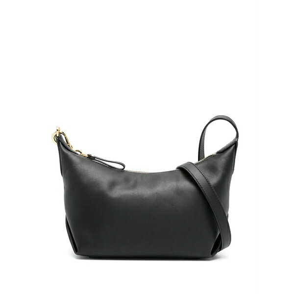 ラルフローレン レディース ショルダーバッグ 御徒面子 Small kassie leather shoulder bag Black