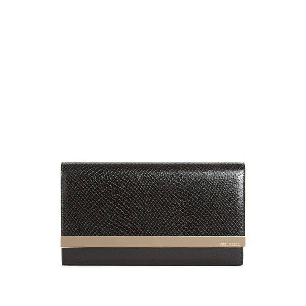 ディースクエアード レディース クラッチペダル御徒面子 御徒面子 Leather clutch bag Black