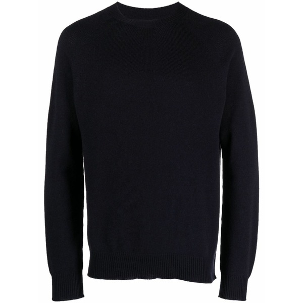 ジル・サンダー メンズ 編み物\u0026プルオーバー アウター Crew neck cashmere jumper Blue