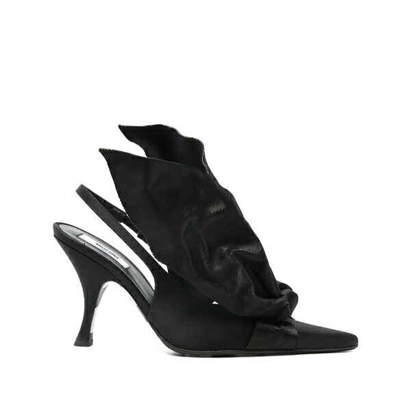 モスキーノ レディース パンプス シューズ Bow-detail slingback pumps  Black