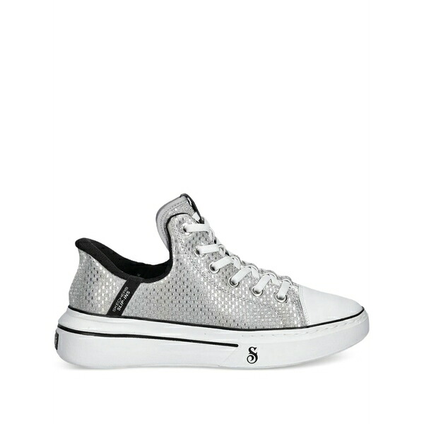 スケッチャーズ レディース スニーカー シューズ Disco snoop slip-ins sneakers Silver|asty