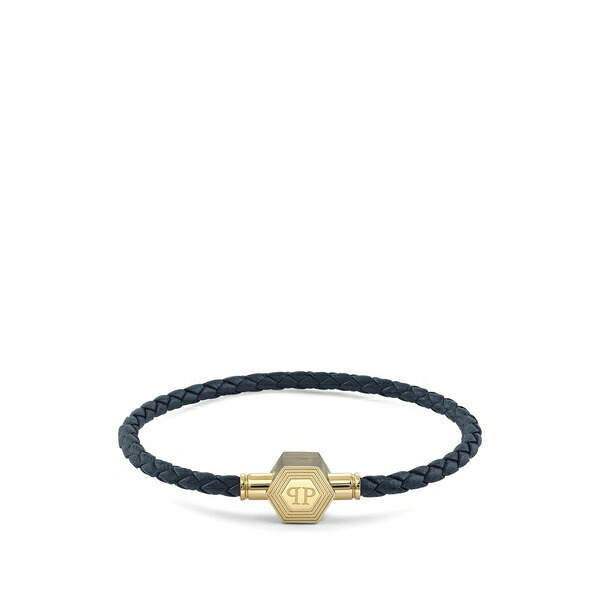 フィリップ飾り気のない メンズ ブレスレット・バングル・アンクレット 付属物 Enigma braided bracelet Gold