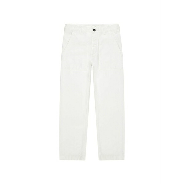 フォルテラ メンズ カジュアルパンツ ボトムス Patch-pocket trousers White｜asty 106,900円