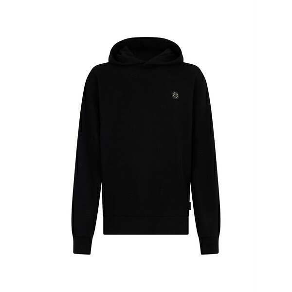 フィリップ飾り気のない メンズ パーカー・スウェットシャツ アウター Logo hoodie Black