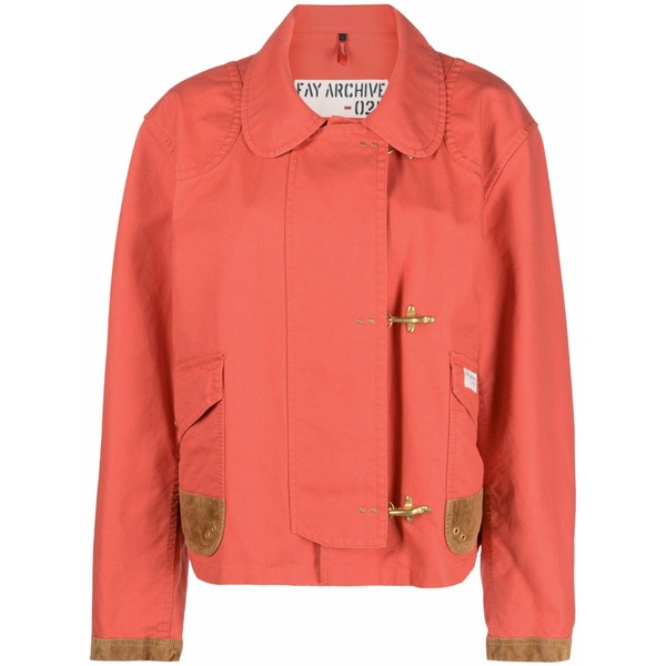フェイ レディース 厚地の外套 アウター 4 ganci archive field jacket Red