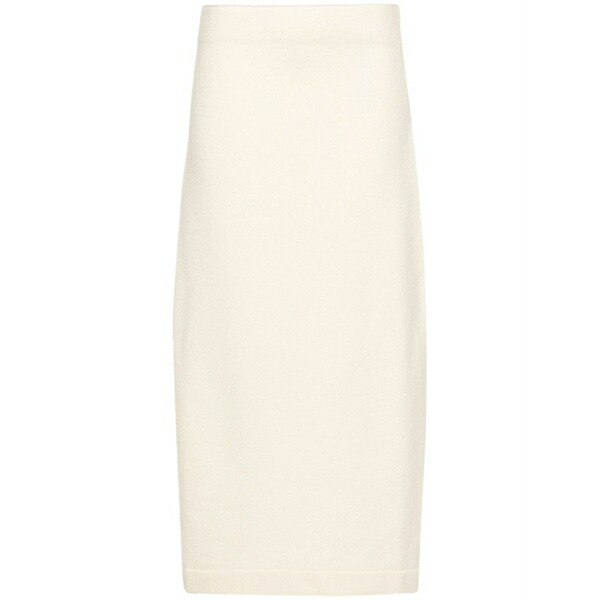 ジル・サンダー レディース スコート ボトムス Asymmetric wool MIDI skirt Neutrals