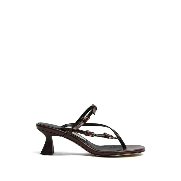 ミスタ レディース サンダル シューズ 60粍 abisai mules Red