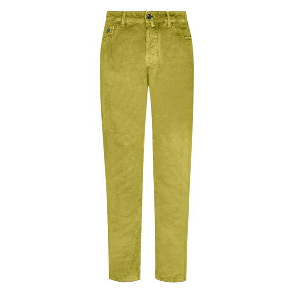 ヴィルブレクイン メンズ 心地好いズボン下 ボトムス Five-pocket corduroy trousers Green
