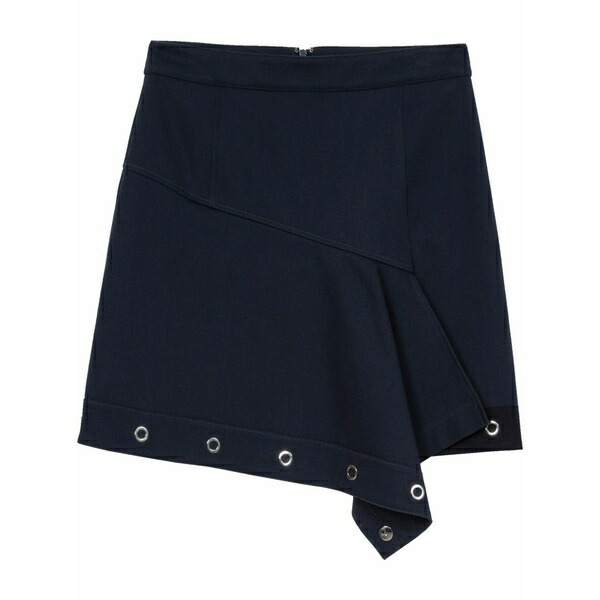 スリーワンフィリップリム レディース スカート ボトムス Deconstructed cotton asymmetric skirt Blue