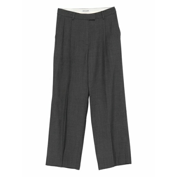 ロウ クラシック レディース カジュアルパンツ ボトムス Pleated tailored trousers Grey