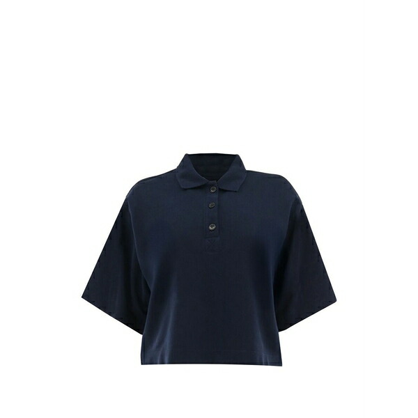 シチズンズ オブ 人間らしさ レディース スポーツシャツ トップス Button polo shirt Blue