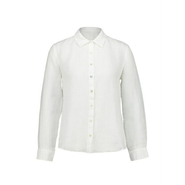 １２０％リノ レディース プルオーバー トップス Long-sleeve shirt White