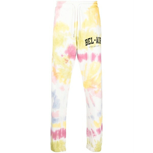 ベルエア アスレティックス メンズ カジュアルパンツ ボトムス Tie dye-print track pants White｜asty 19,595円