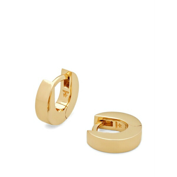 トム木材 メンズ ピアス・イヤリング 添え物 Beck hoop earrings Gold