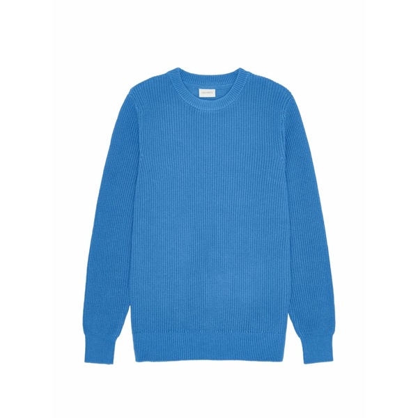 レ ドゥ メンズ 編み物\u0026プルオーバー アウター Gary ribbed sweater Blue