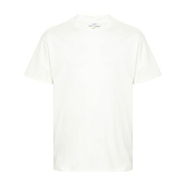 ラルディーニ メンズ プルオーバー トップス Crew-neck cotton t-shirt White