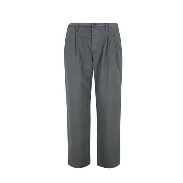 シーピーカンパニー メンズ カジュアルパンツ ボトムス Pleated loose trousers Grey|asty