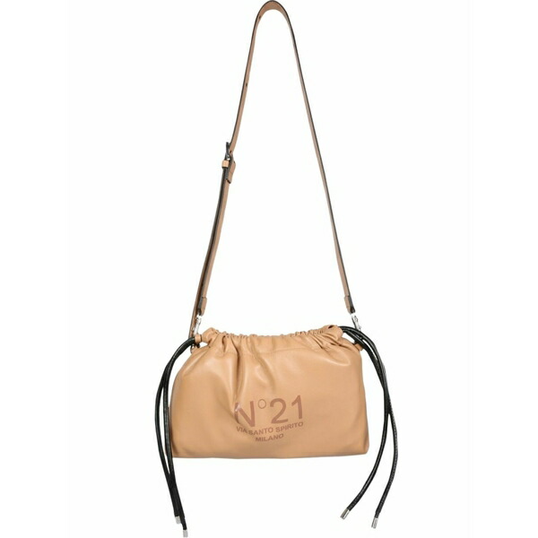 ヌメロ ヴェントゥーノ レディース ショルダーバッグ バッグ Drawstring-top shoulder bag Neutrals