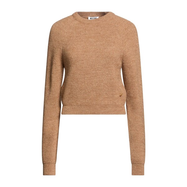 【貨物輸送無料】 モスキーノ レディース 編み物\u0026プルオーバー アウター Sweaters Beige
