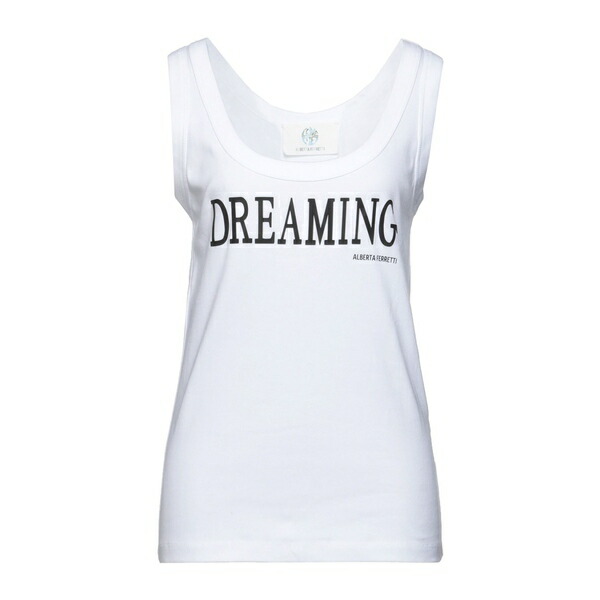 【貨物輸送無料】 アルベルタ フェレッティ レディース プルオーバー トップス Tank tops White