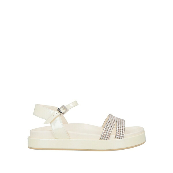 【貨物輸送無料】 ジーナ レディース サンダル シューズ Sandals White