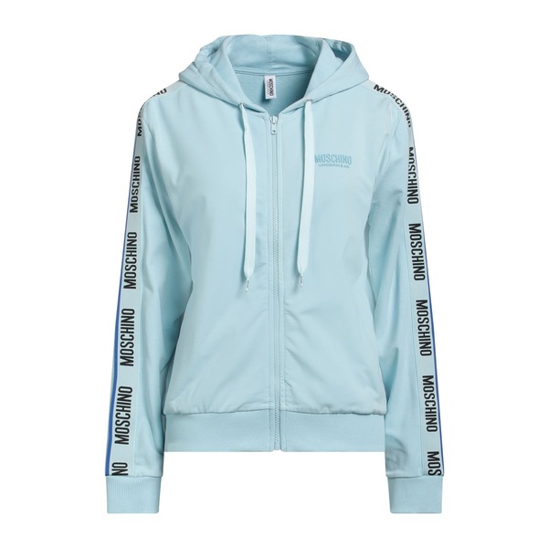 【貨物輸送無料】 モスキーノ レディース パーカー・スウェットシャツ アウター Sweatshirts Azure
