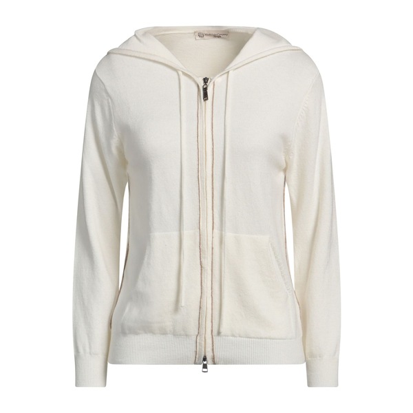 【送料無料】 カシミアカンパニー レディース ニット&セーター アウター Cardigans White|asty
