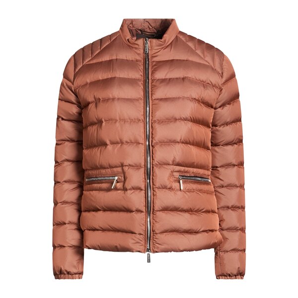 【送料無料】 ムーレー レディース ジャケット＆ブルゾン アウター Puffers Brown｜asty